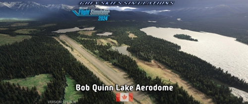 Bob Quinn Lake Aerodome (CBW4), British Columbia BC, Canada
