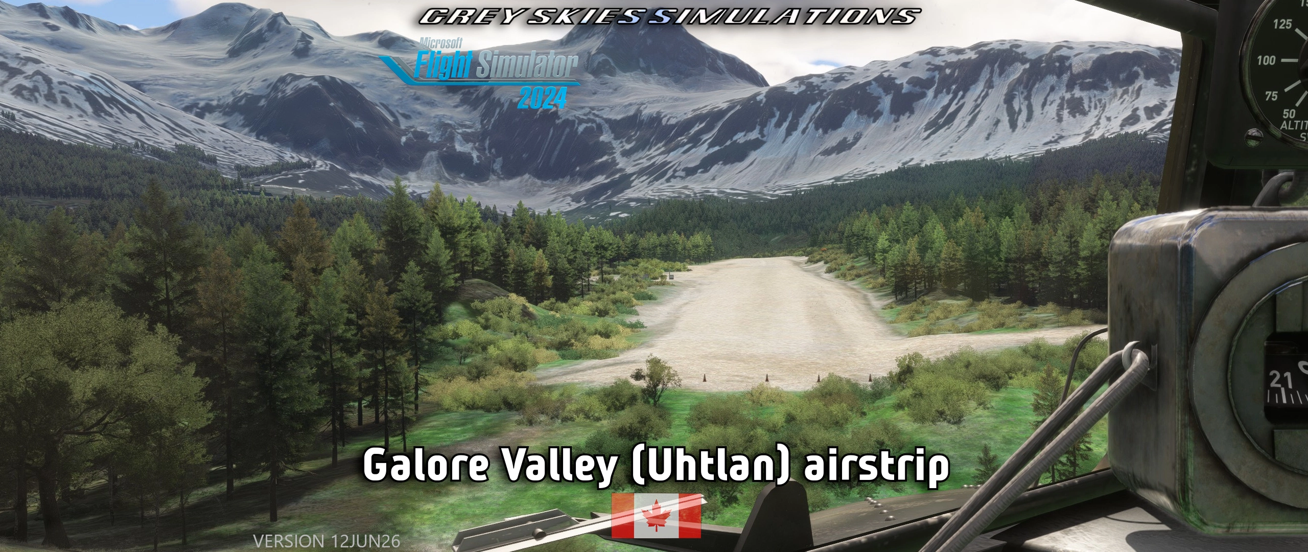 Galore Valley (Uhtlan) Airstrip, Galore Creek, British Columbia BC, Canada - Image 1
