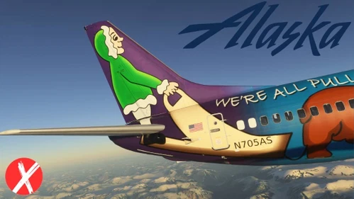 Alaska Airlines "We're all pulling together" | CSS Boeing 737-400