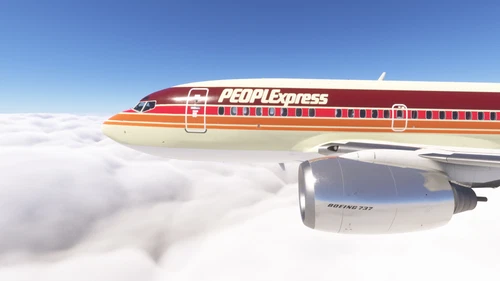 PMDG 737-600 w/ cabin People Express (N431PE)