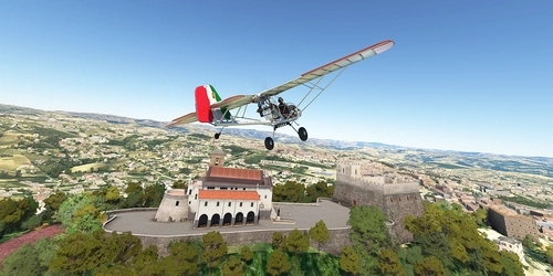 Ultralight Flight – Italy – Campobasso – Castello Monforte