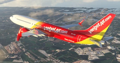Thai Vietjet Air Livery Pack | iFly 737 Max 8 w/ 189 Seats Cabin (SP1)