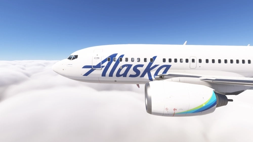 PMDG 737-600 w/ cabin Alaska Airlines (N294AK)