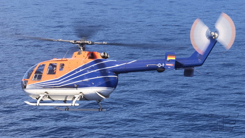 Miltech Bo105 Heli Transair D-HANT