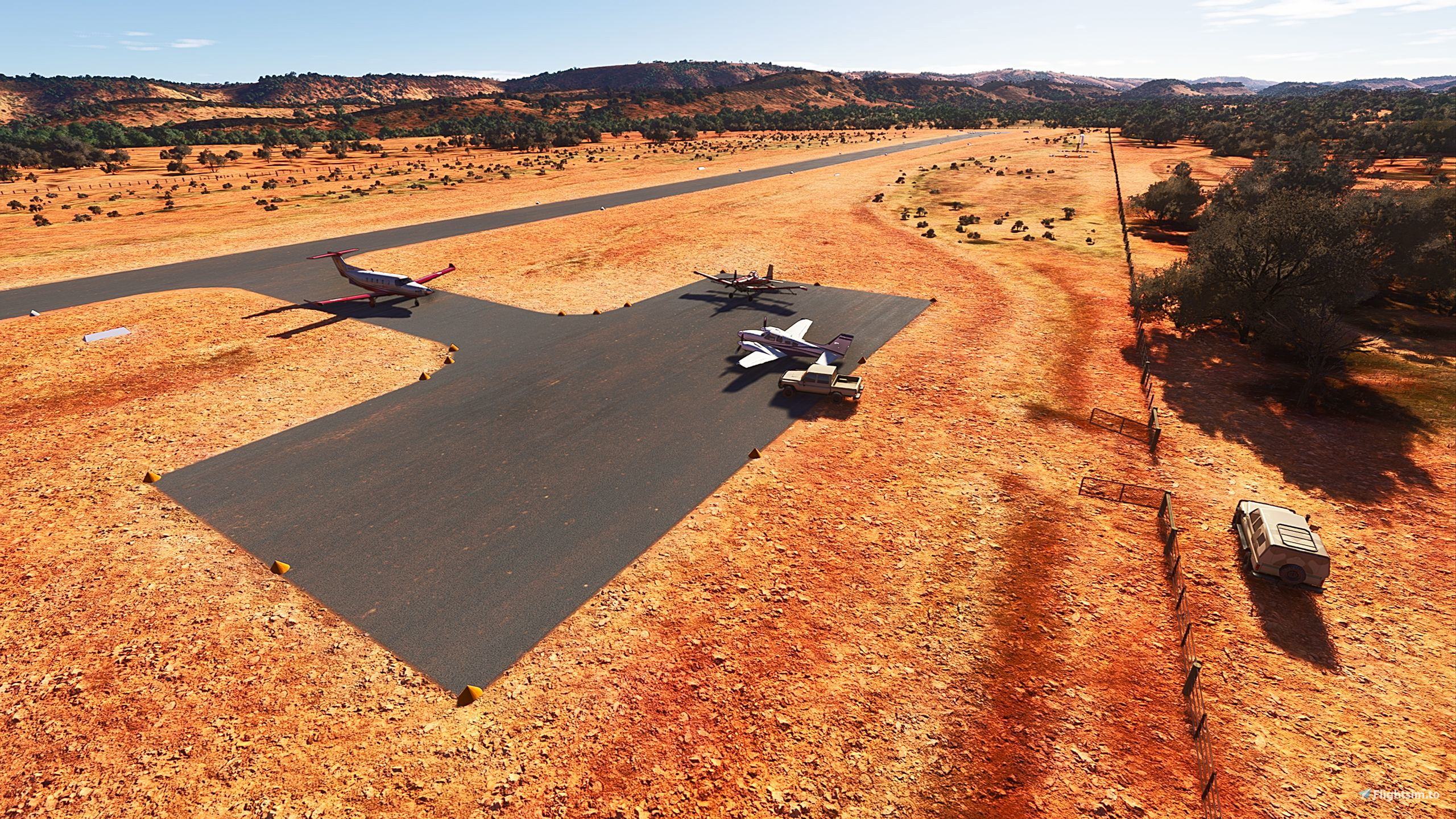 Areyonga airstrip surface detail