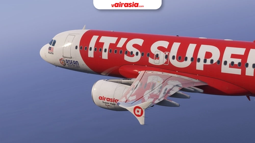 AirAsia “It’s Super! airasia Super App” Livery | 9M-AHL | Fenix A320