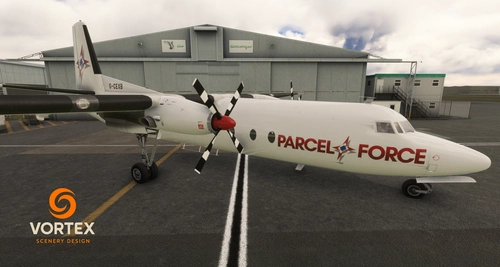 Fokker F27 Parcel Force (Op by Channel Express) G-CEXB