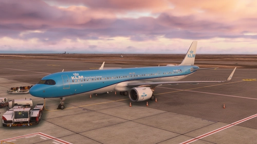 KLM PH-AXR livery Inibuilds A321LR MSFS2024 (with cabin)