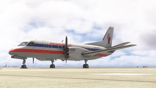 American Eagle N313AE livery Microsoft Saab 340B MSFS2024