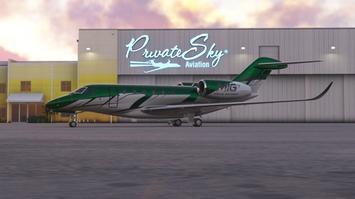 Mirage Air Group FlightFX Cessna Citation X Livery