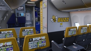 BUZZ [Package 1] w/Cabin IFly B737 MAX 8 thumbnail 7