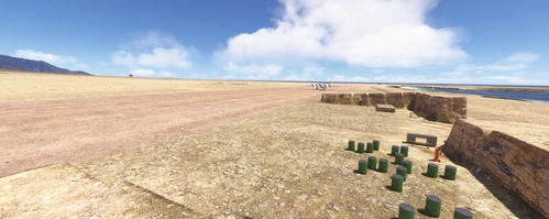 The Gustav Winter airfield on Fuerteventura