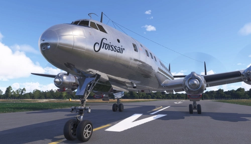 Lockheed L-1049G Super Constellation Swissair HB-IBJ