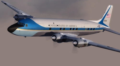 Douglas VC-118A (DC-6A) USAF Air Force One 1962