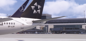 LOT Polish Airlines Star Alliance SP-LVF w/Cabin IFly B737-MAX8 Service Pack 1 thumbnail 4