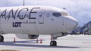 LOT Polish Airlines Star Alliance SP-LVF w/Cabin IFly B737-MAX8 Service Pack 1 thumbnail 6
