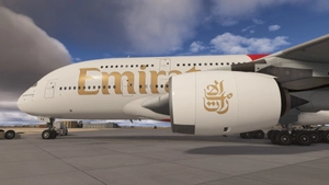 Emirates A6-EVG for FBW A380 | 8k thumbnail 4