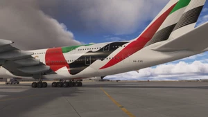 Emirates A6-EVG for FBW A380 | 8k thumbnail 5