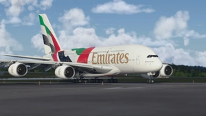 Emirates A6-EVG for FBW A380 | 8k thumbnail 7