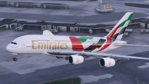 Emirates A6-EVG for FBW A380 | 8k thumbnail 8