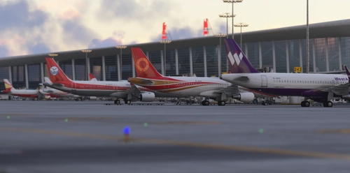 ZHCC AIG Static Aircraft (WF Scenery Studio)