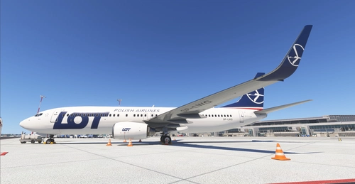 LOT Polish airlines SP-LWG PMDG B738 HDU