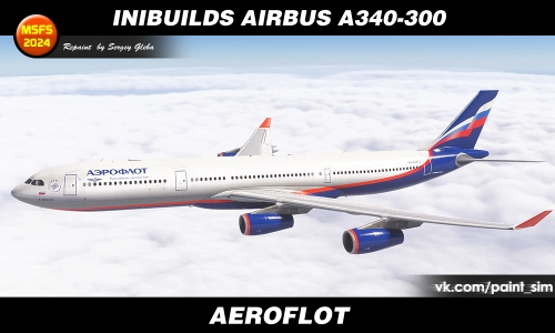 iniBuilds Airbus A340-300 - Aeroflot Russian Airlines