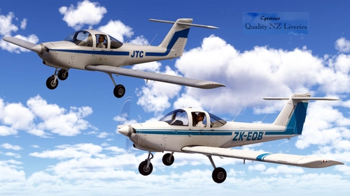 JustFlight PA-38 Piper Tomahawk | ZK-EQB & ZK-JTC | Hawke's Bay & East Coast Aero Club