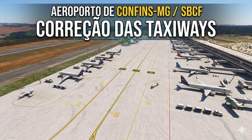 SBCF - Taxiways e iluminação