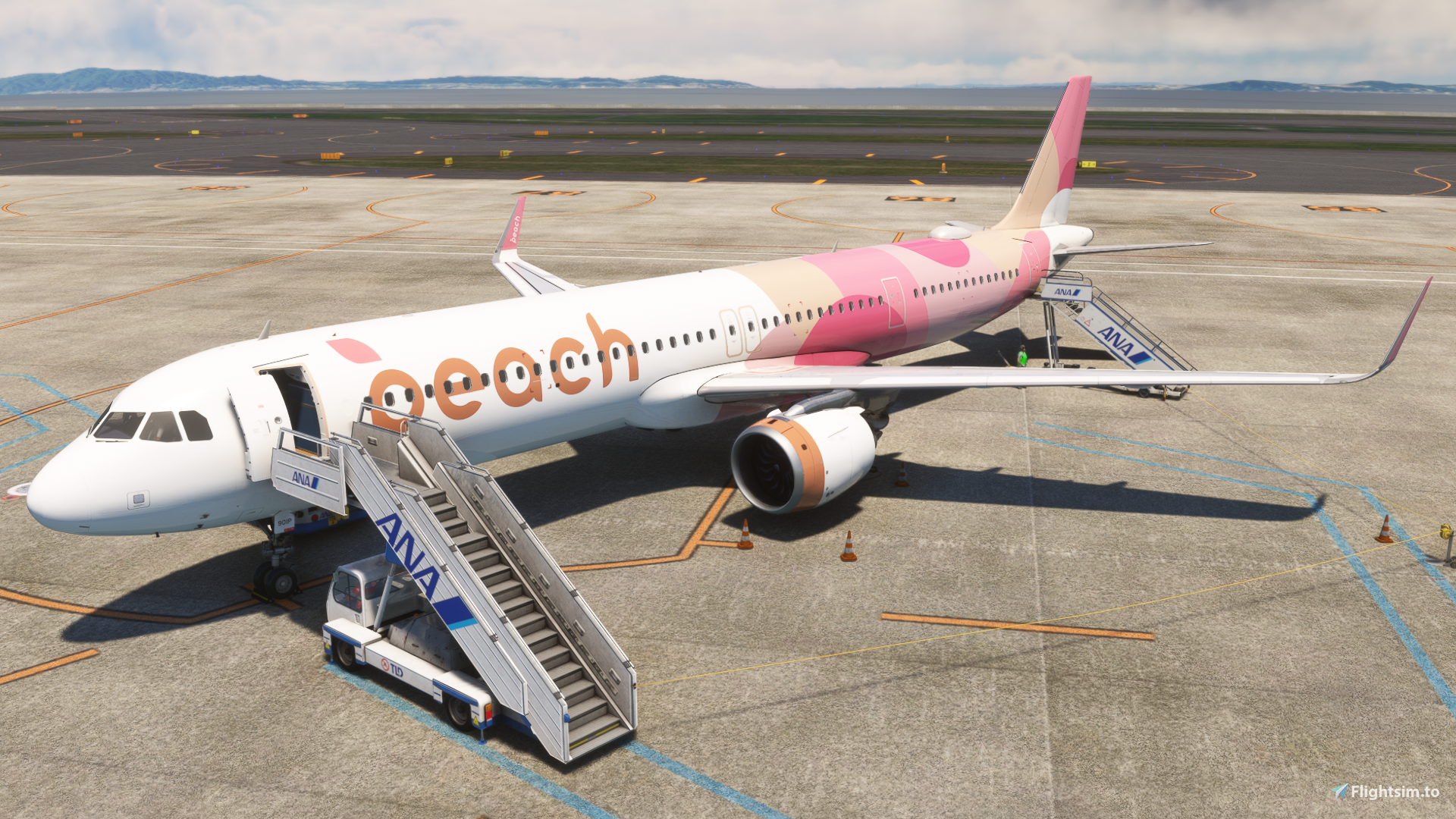 New Livery!!! FSLabs A321NX (NEO LEAP) Peach JA901P - Aircraft