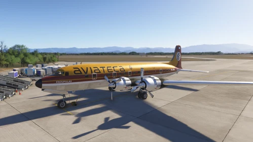 PMDG DC-6B  Aviateca TG-APA