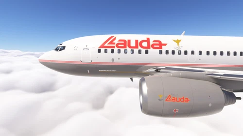 PMDG 737-600 w/ cabin Lauda Air (OE-LNL)