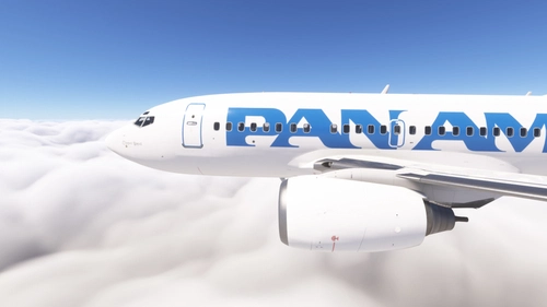 PMDG 737-600 w/ cabin Pan Am (N407KW)