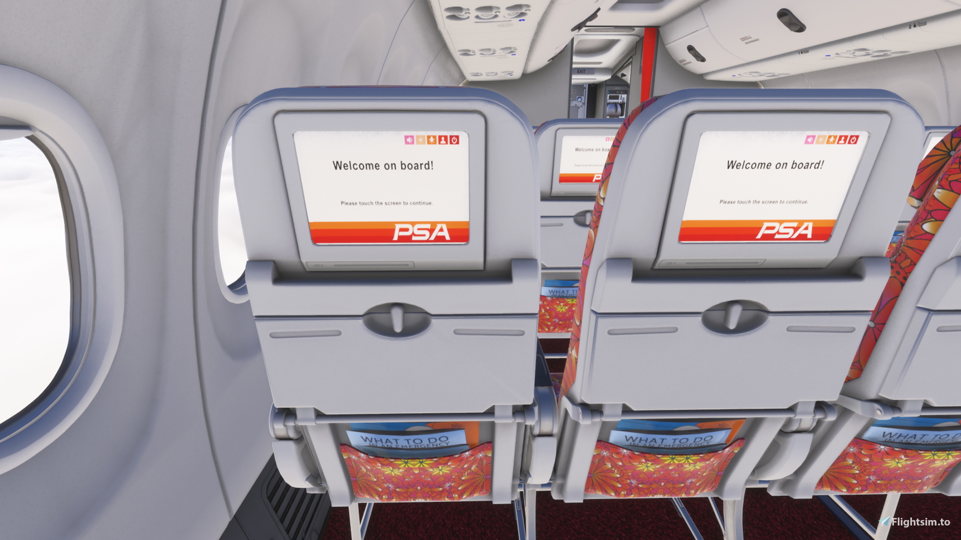 PMDG 737-600 w/ cabin PSA - Pacific Southwest Airlines (N988PS