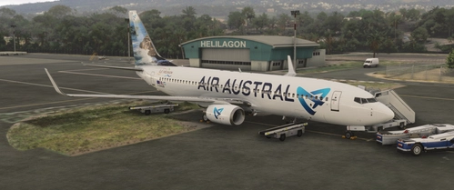 Air Austral B737-800 F-ONGB