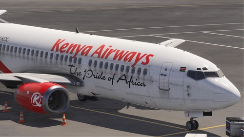 CSS 737-300 | Kenya Airways 5Y-KQC | MSFS 2024 | 4K Textures | Weathered