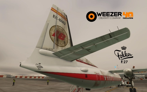 IBERIA Classic 1967 - (4K Dirty Version) for the Fokker F27-Mk500