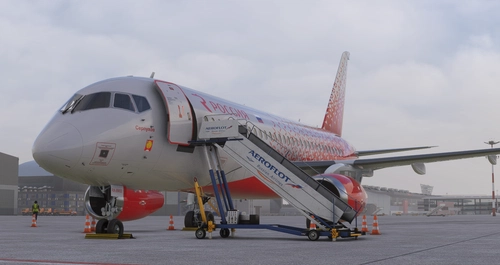 Sukhoi Superjet 100 SU95 Headwind Rossiya Airlines PACK 1