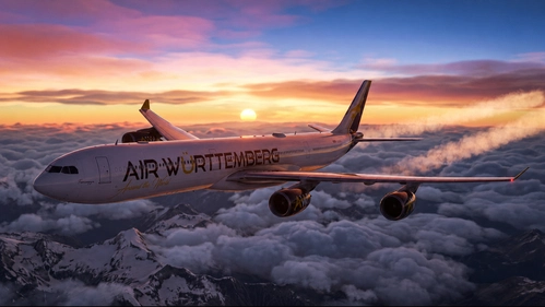 Air Württemberg Livery for Airbus 340-600 Pro (Aerosoft x Toliss)