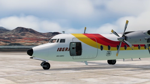 IBERIA 1979 EC-BMS "Rio Ebro" - (4K) Fokker F27 Friendship