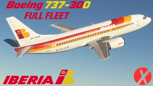 Iberia classic full fleet |  CSS Software Boeing 737-300