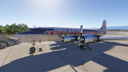 PMDG DC-6B Reeve Aleutian Airways N7919C