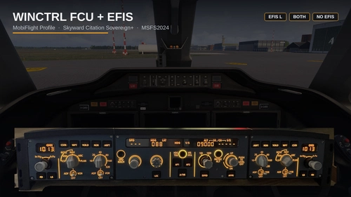 Skyward Citation Sovereign+ | WINCTRL FCU+EFIS | MobiFlight Profile