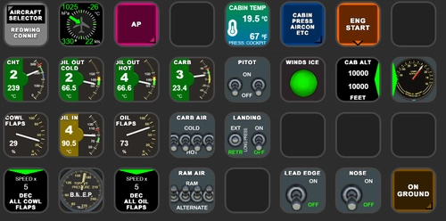 RedWing L1049 Constellation StreamDeck XL and PLUS profiles, incl. AAO Scripts