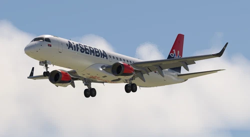 Air Serbia E195 | 8k & 4k | Fleetpack | Cabin