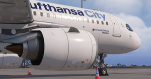 [A32NX] Lufthansa City D-AIJQ | FlyByWire A320neo | 8K thumbnail 4