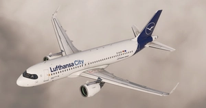 [A32NX] Lufthansa City D-AIJQ | FlyByWire A320neo | 8K thumbnail 6