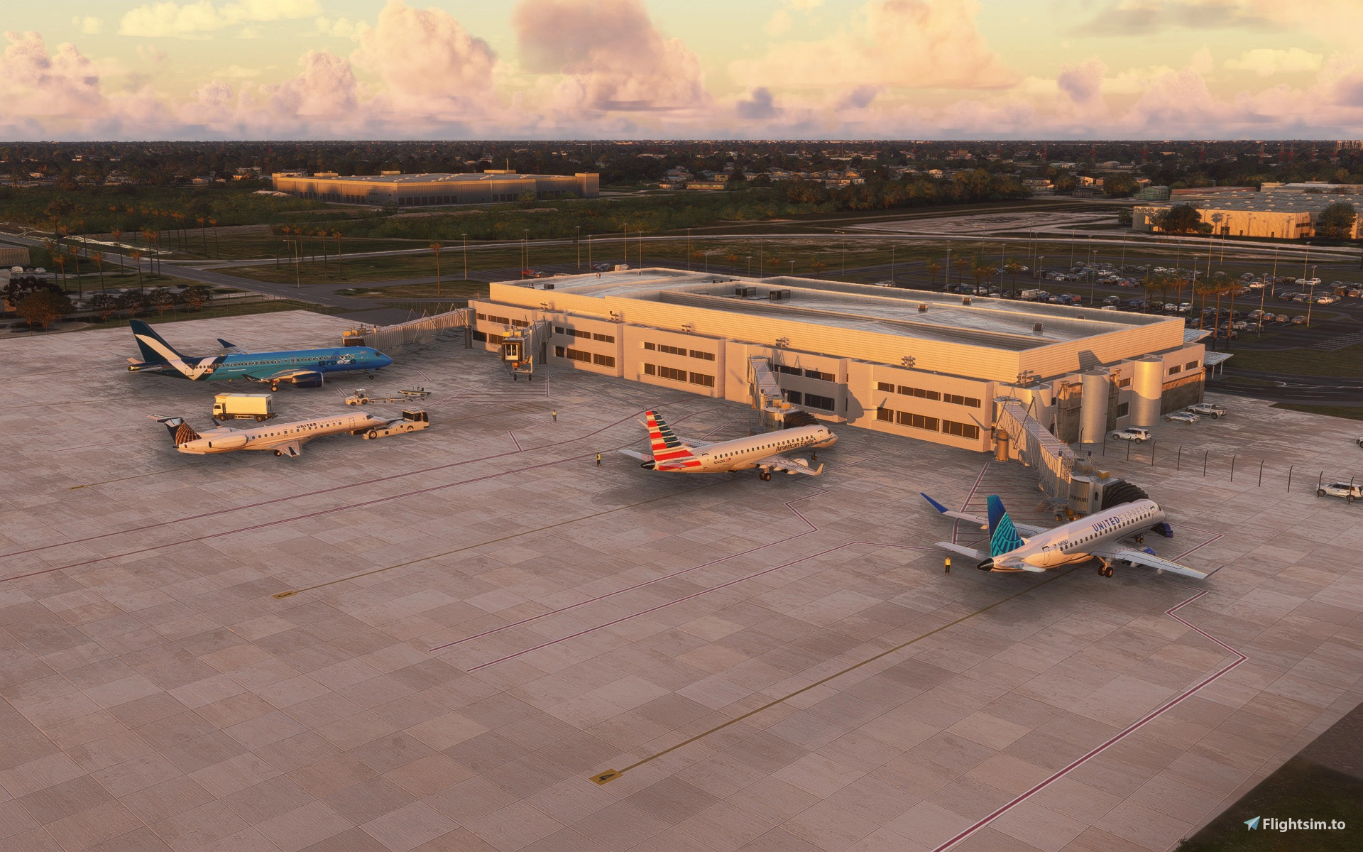 KBRO runway and apron detail