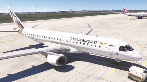 FlightSim Studio - E-Jets 190 - German Airways - D-AJHW "Condor"