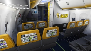 Buzz | w/Cabin | iFly 737 MAX 8200 thumbnail 10